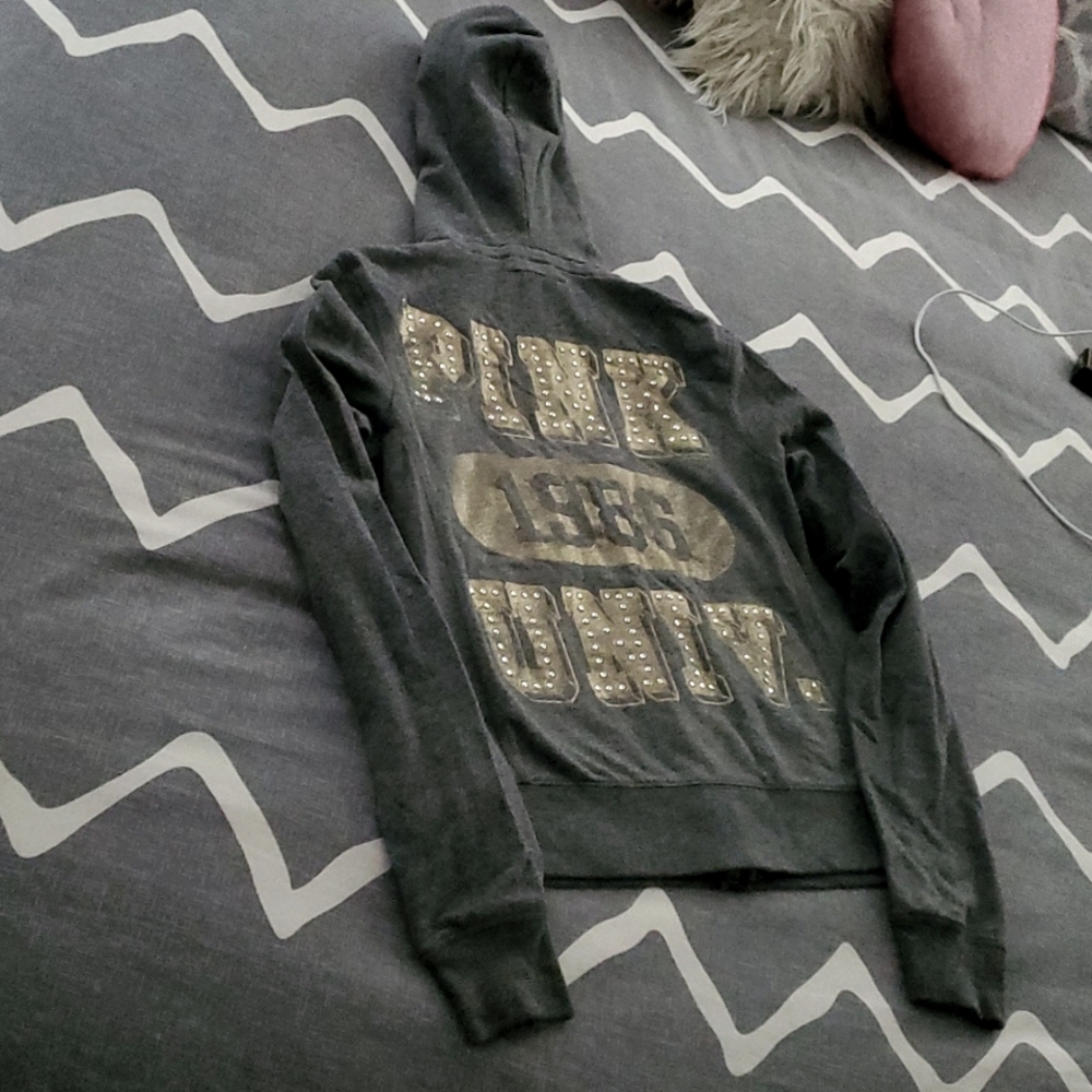 Extra small pink Victoria's secret zip up